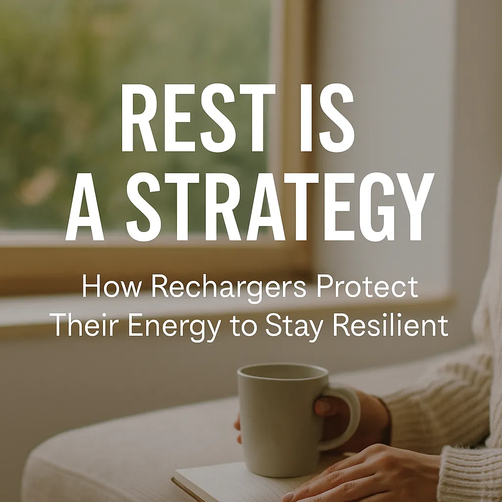 Rest Is a Strategy: How Rechargers Protect Their Energy to Stay Resilient