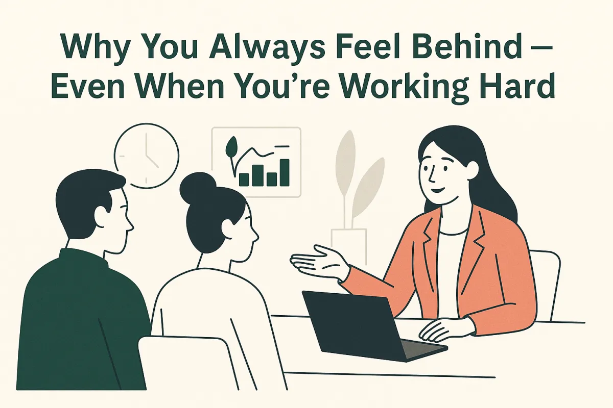 Why You Always Feel Behind, Even When You’re Working Hard