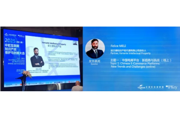 Ferrante Intellectual Property’s Participation in 2025 (8th) EU-China Conference on IPR Protection Online & Innovation
