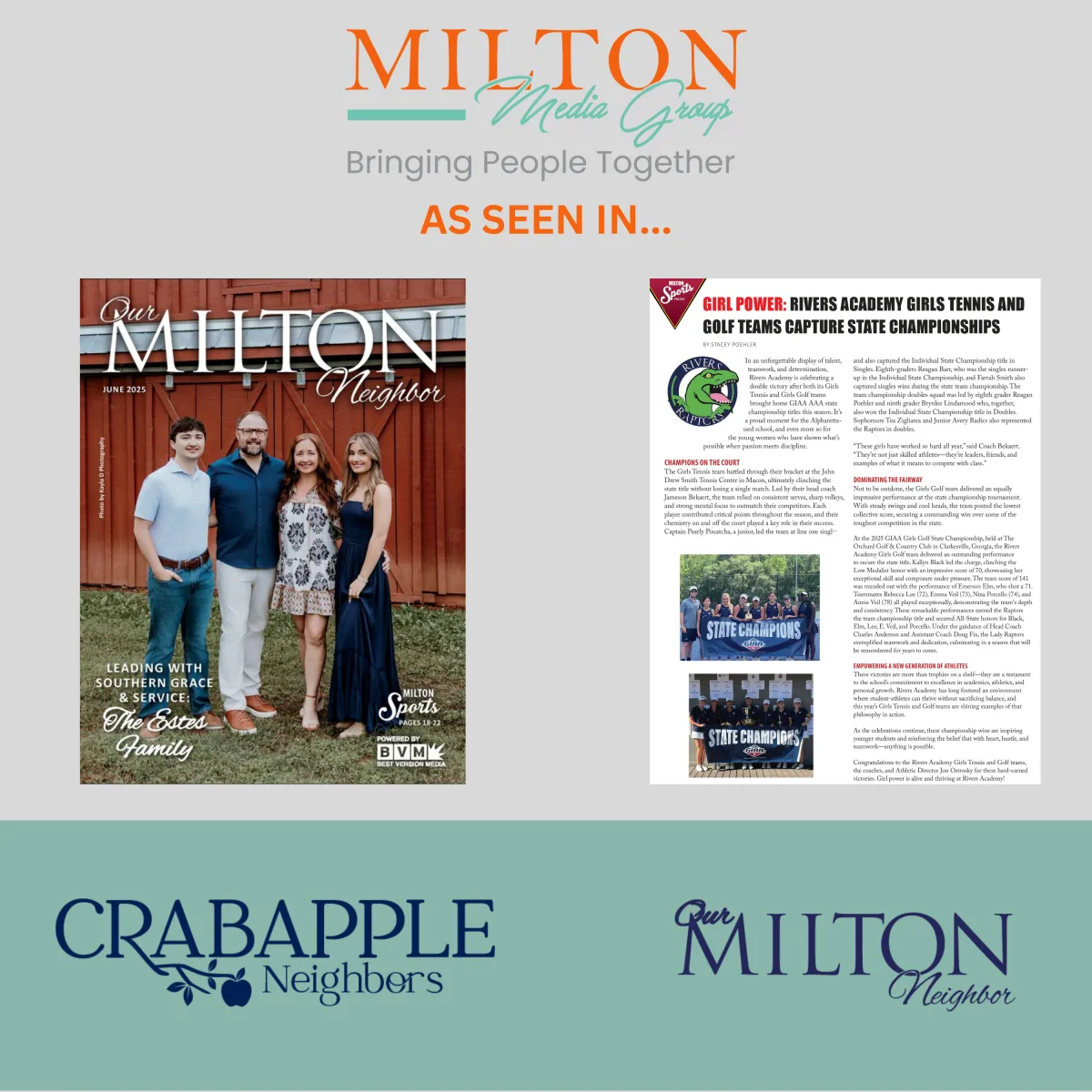 Girl Power: Rivers Academy Girls Tennis and Golf Teams Capture State Championships