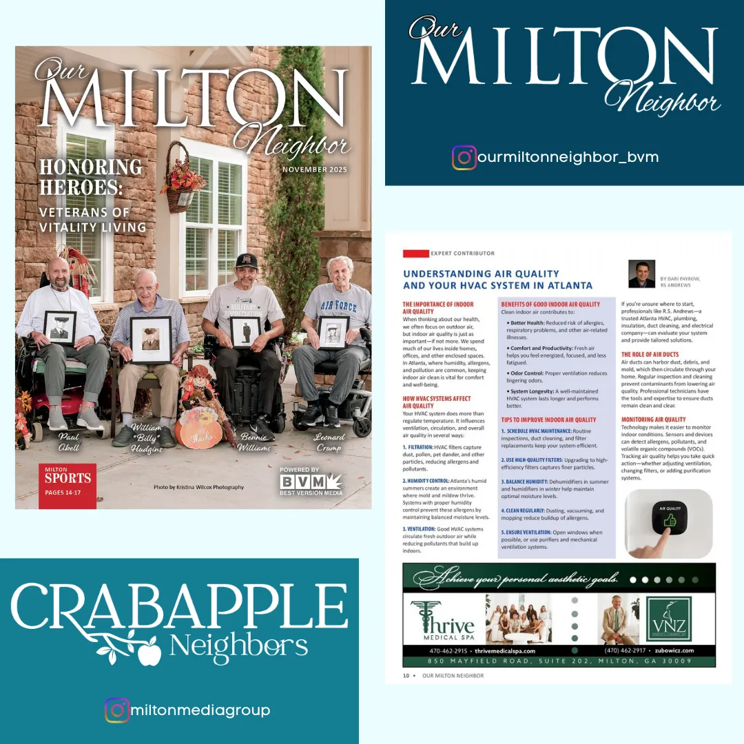 Understanding Air Quality and Your HVAC System in Atlanta by Dari Payrow, RS Andrews