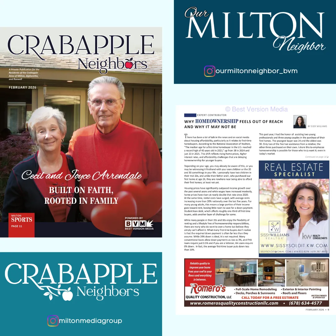 Why Homeownership Feels Out of Reach and Why It May Not Be by Sissy Williams, Sissy Williams Realty LLC