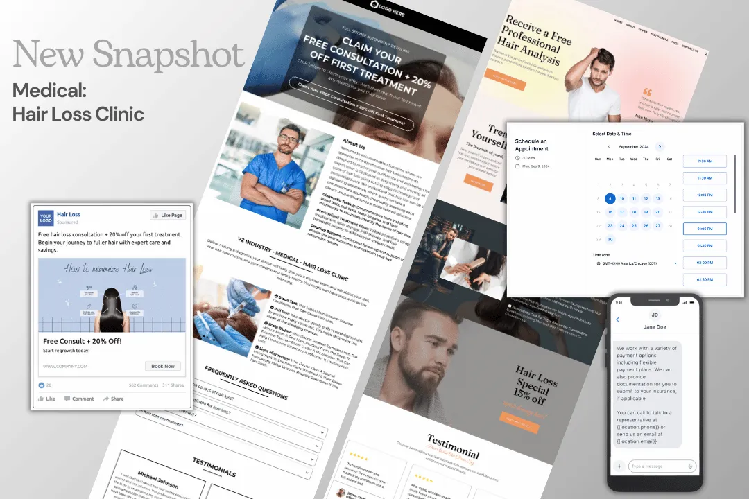 NEW SNAPSHOT Medical: Hair Loss Clinic