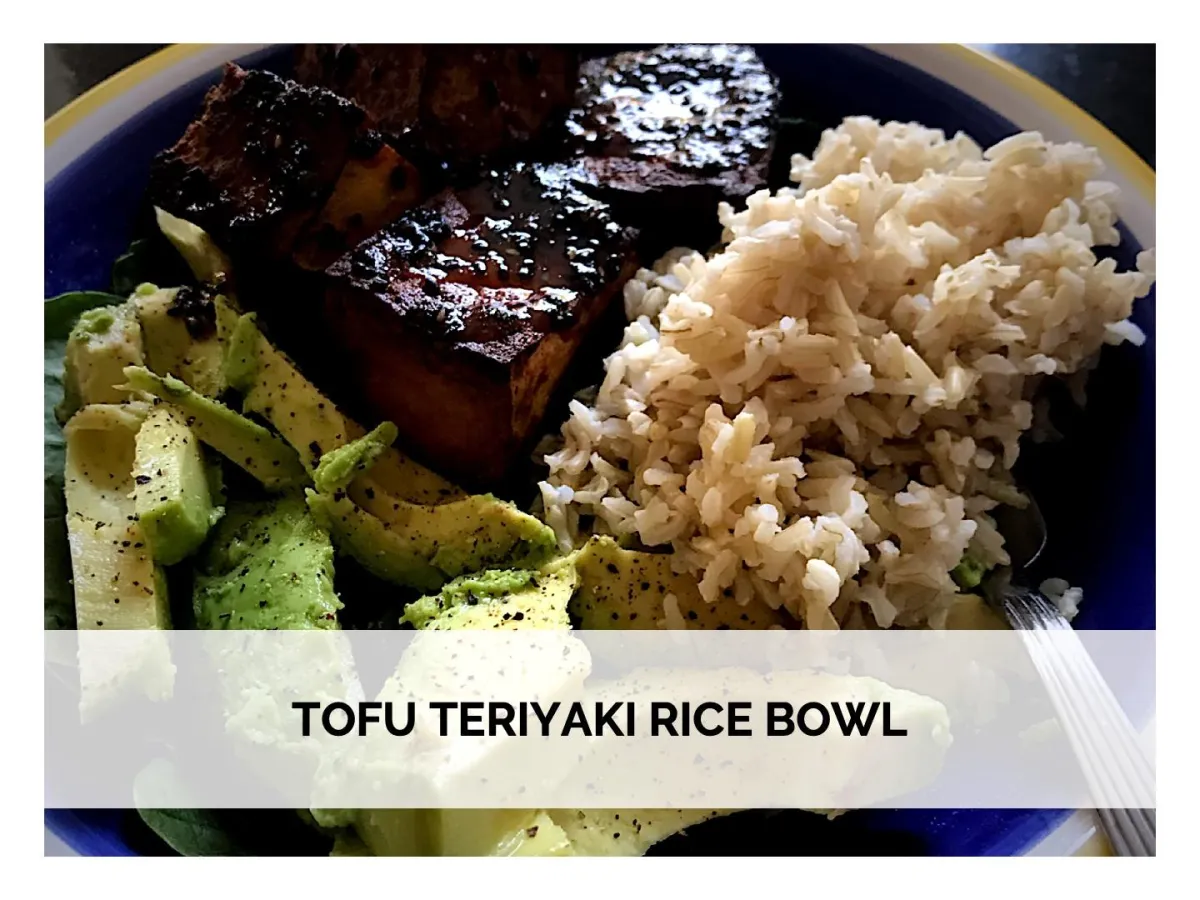 Tofu Teriyaki Rice Bowl