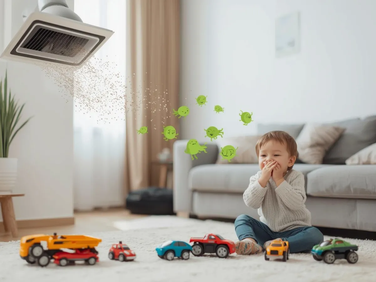 Dust and Allergens in Dirty Ducts | Dallas Duct Cleaning Experts