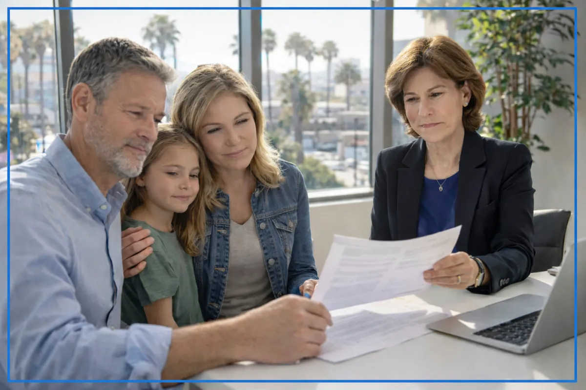 Dana Ehrlich in a professional and friendly real estate consultation occurring in a light-filled office, symbolizing the guidance provided during the probate process.
