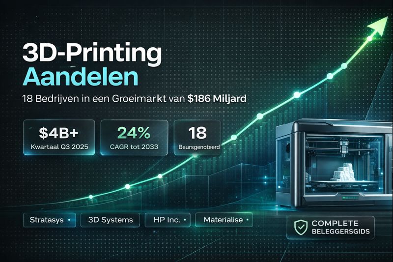 3D-Printing Aandelen: De Beste Kansen in een Groeimarkt