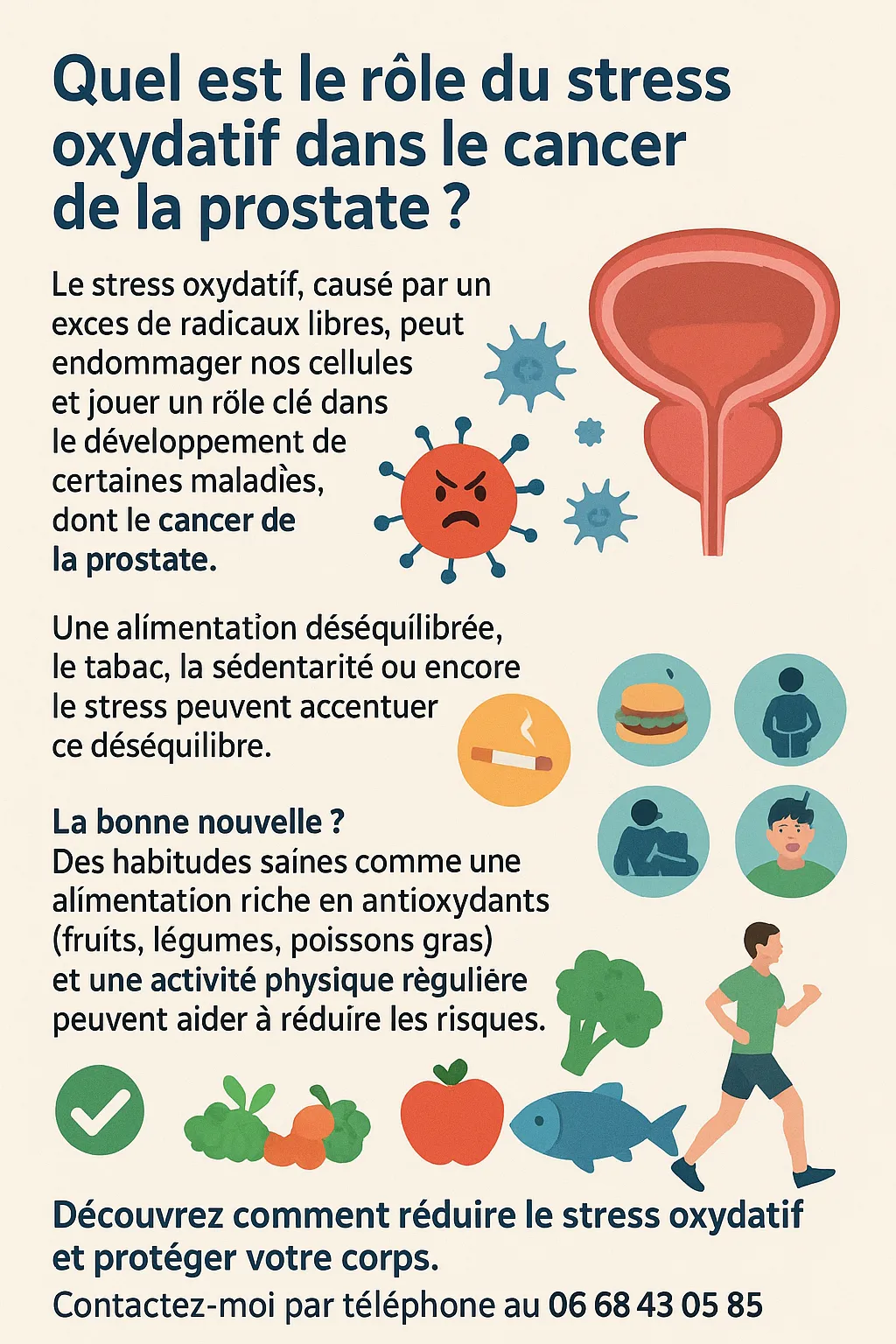Quel est le rôle du stress oxydatif dans le cancer de la prostate ?