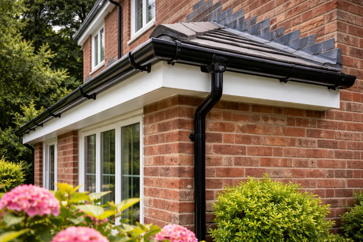 New guttering installation in Brixham to prevent leaks