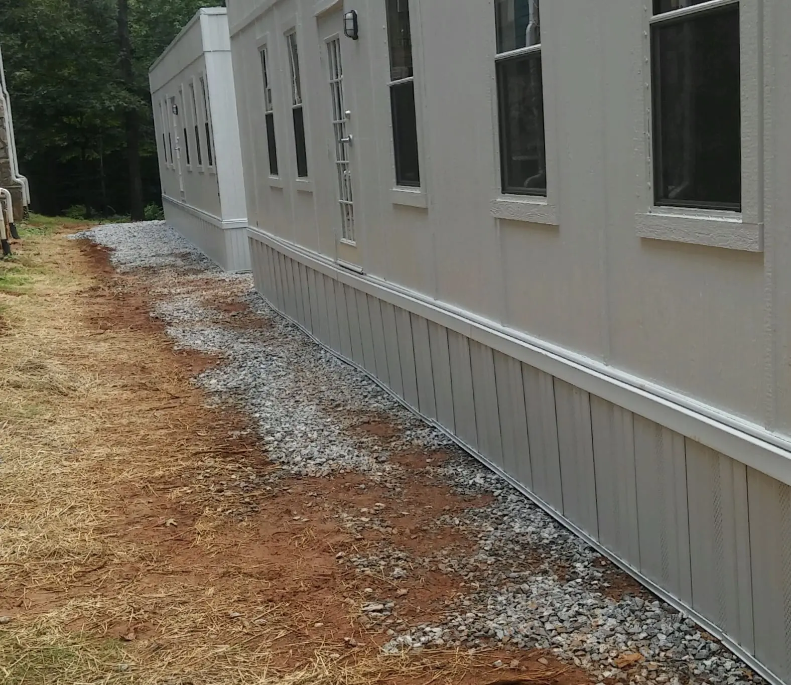 Trailer relocated by Bush Mobile Home Movers
