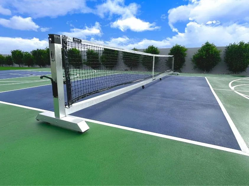 Gray Pickleball Court