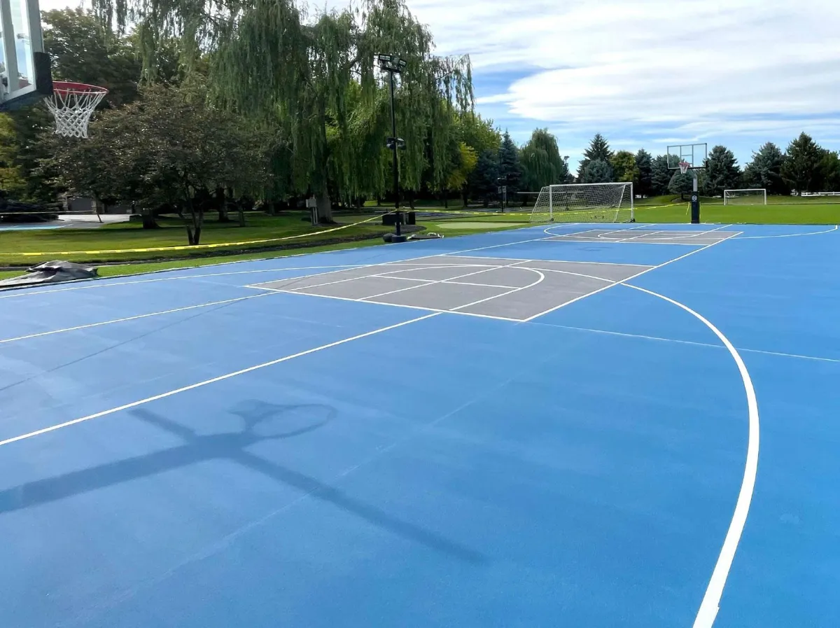 Park Commercial Pickleball Basketball Court 