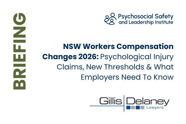 NSW Workers Compensation Changes - What Employers Need to Know