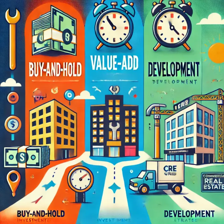 📊 Buy-and-Hold vs. Value-Add vs. Development: Which CRE Strategy Wins? 🔑