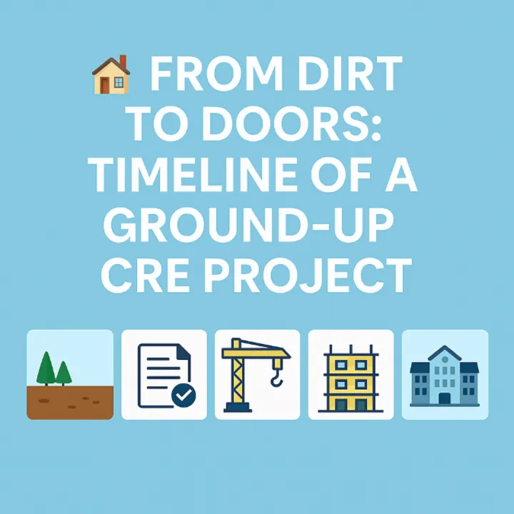 🏗️🔑 From Dirt to Doors: Timeline of a Ground-Up CRE Development 🕒🏢