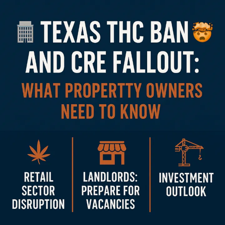 💼 How Texas’ THC Crackdown Could Disrupt Commercial Real Estate Markets 🏬🔥