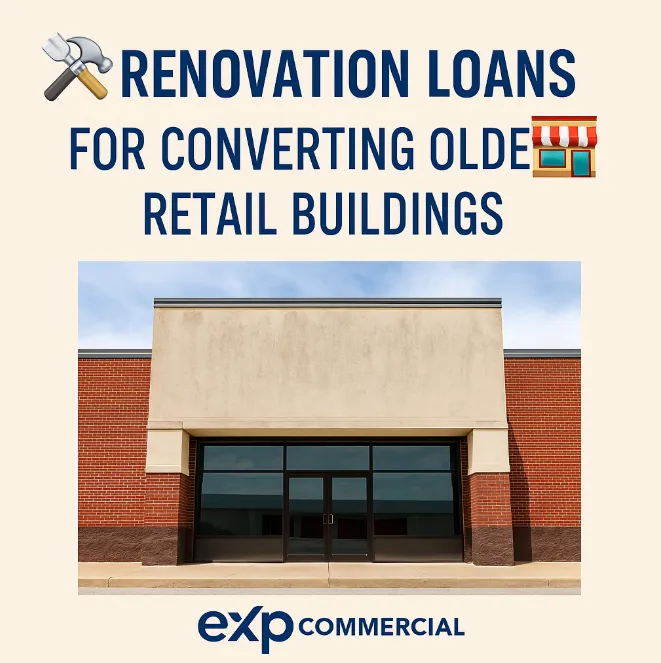 🏗️ How Renovation Loans Unlock Value in Aging Retail Properties 🔑