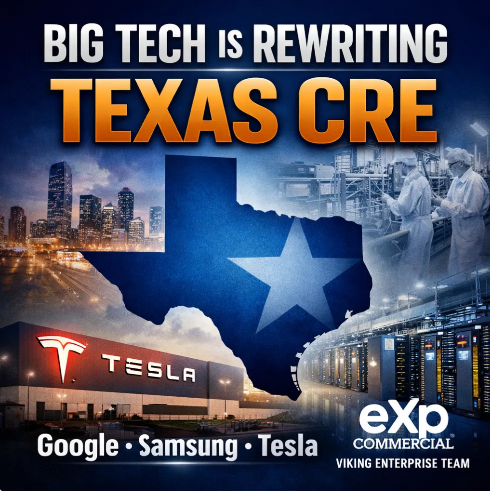 🤖 Big Tech Meets Big Land: How Google, Samsung, and Tesla Are Reshaping Texas CRE 📈