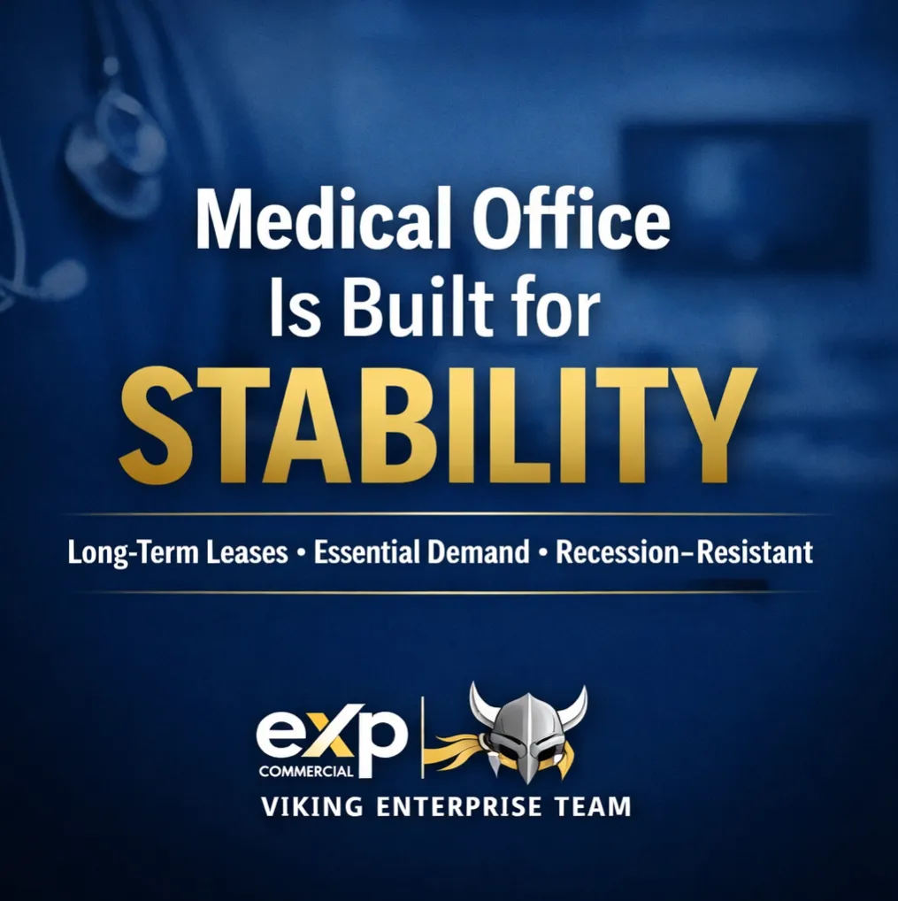🏥 Why Medical Office Real Estate Is the Steadiest Long-Term CRE Investment 📈