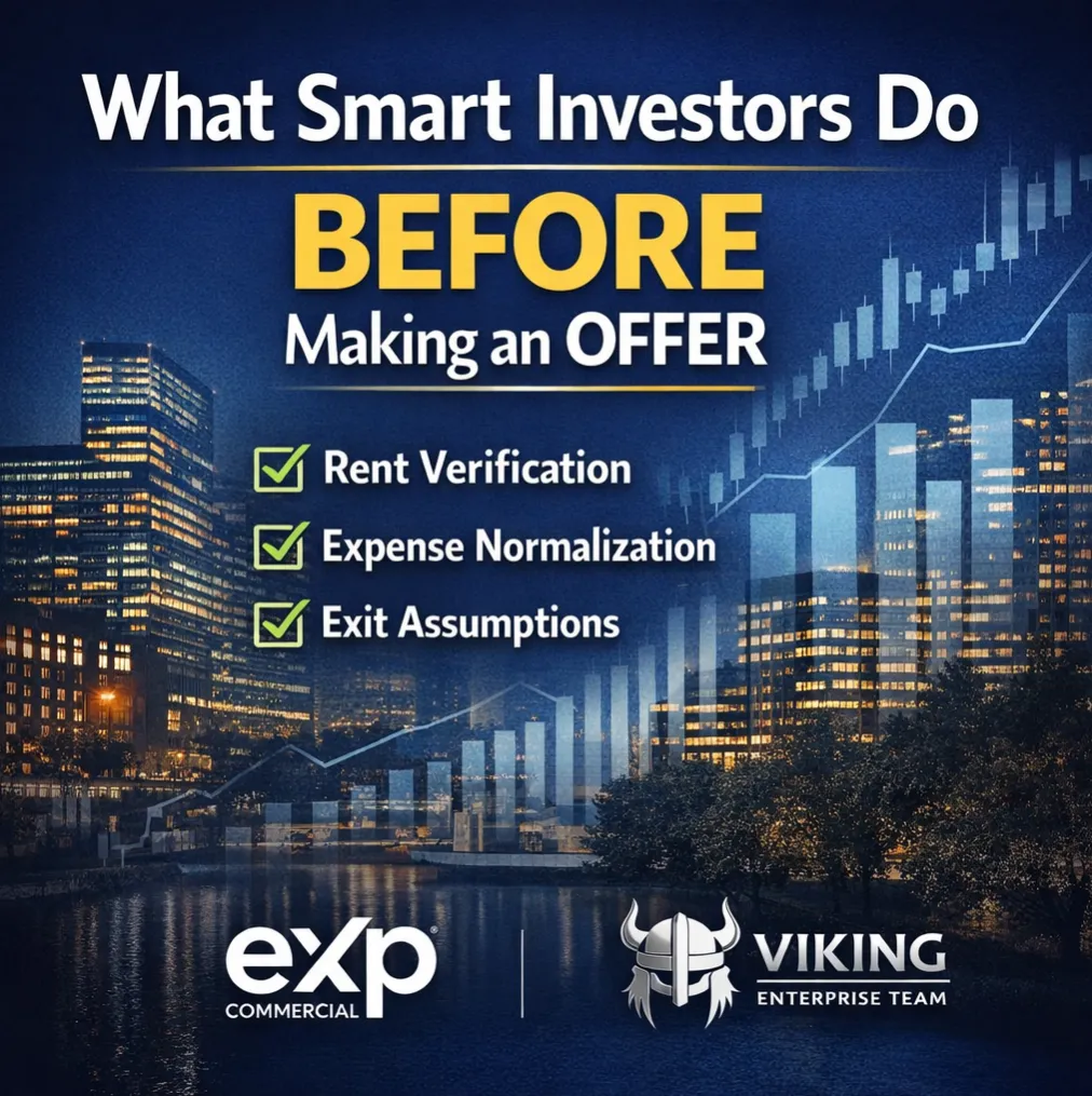 📊 What Smart Investors Do Before Making an Offer in Commercial Real Estate 🧠
