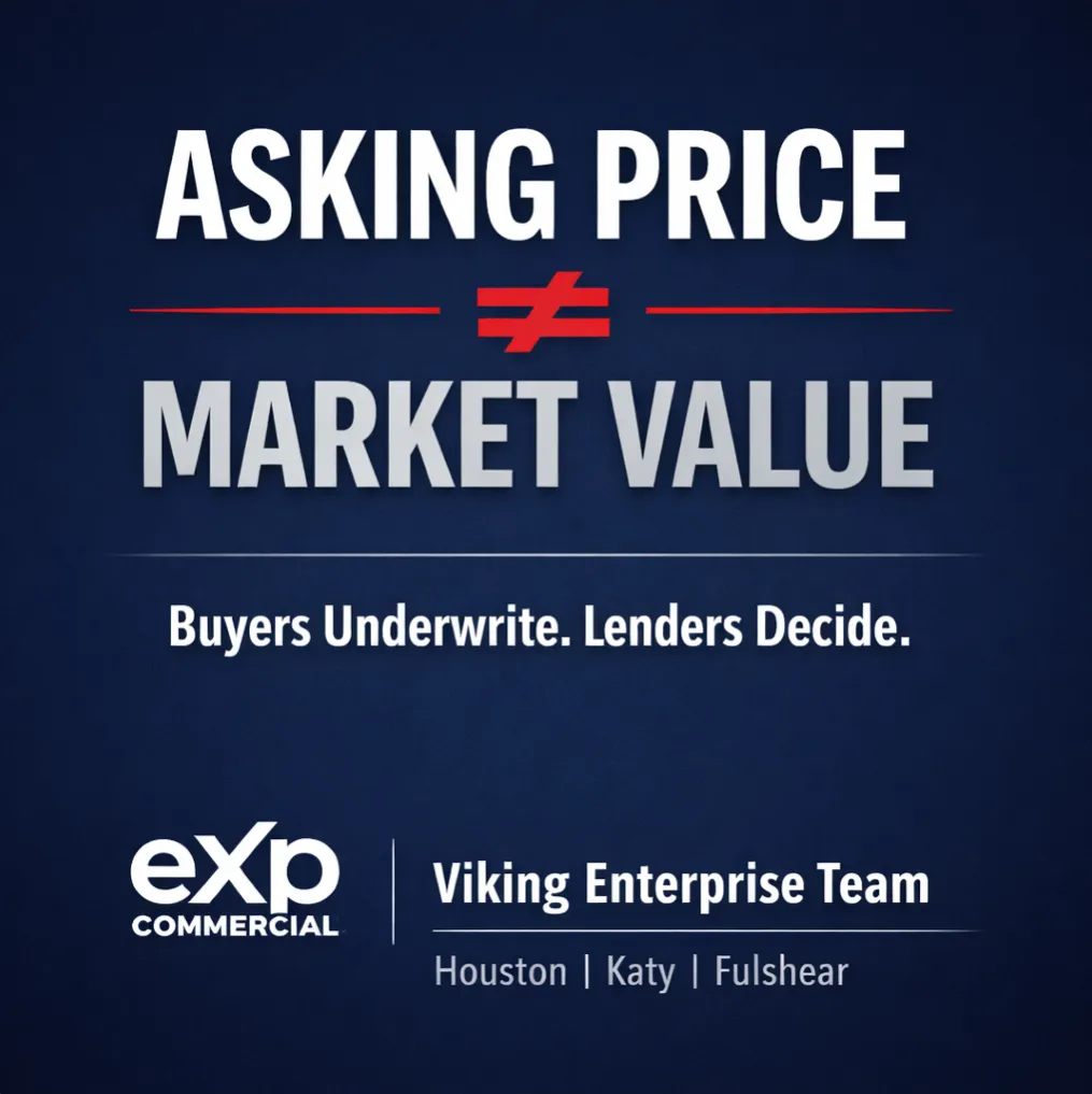 💰 Asking Price vs Market Value in Commercial Real Estate 🏢