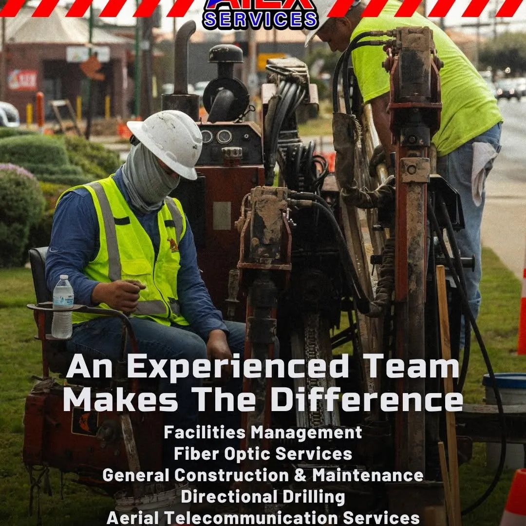 ATEX Services construction team in safety gear coordinating architecture, civic, and infrastructure projects across Texas and Colorado