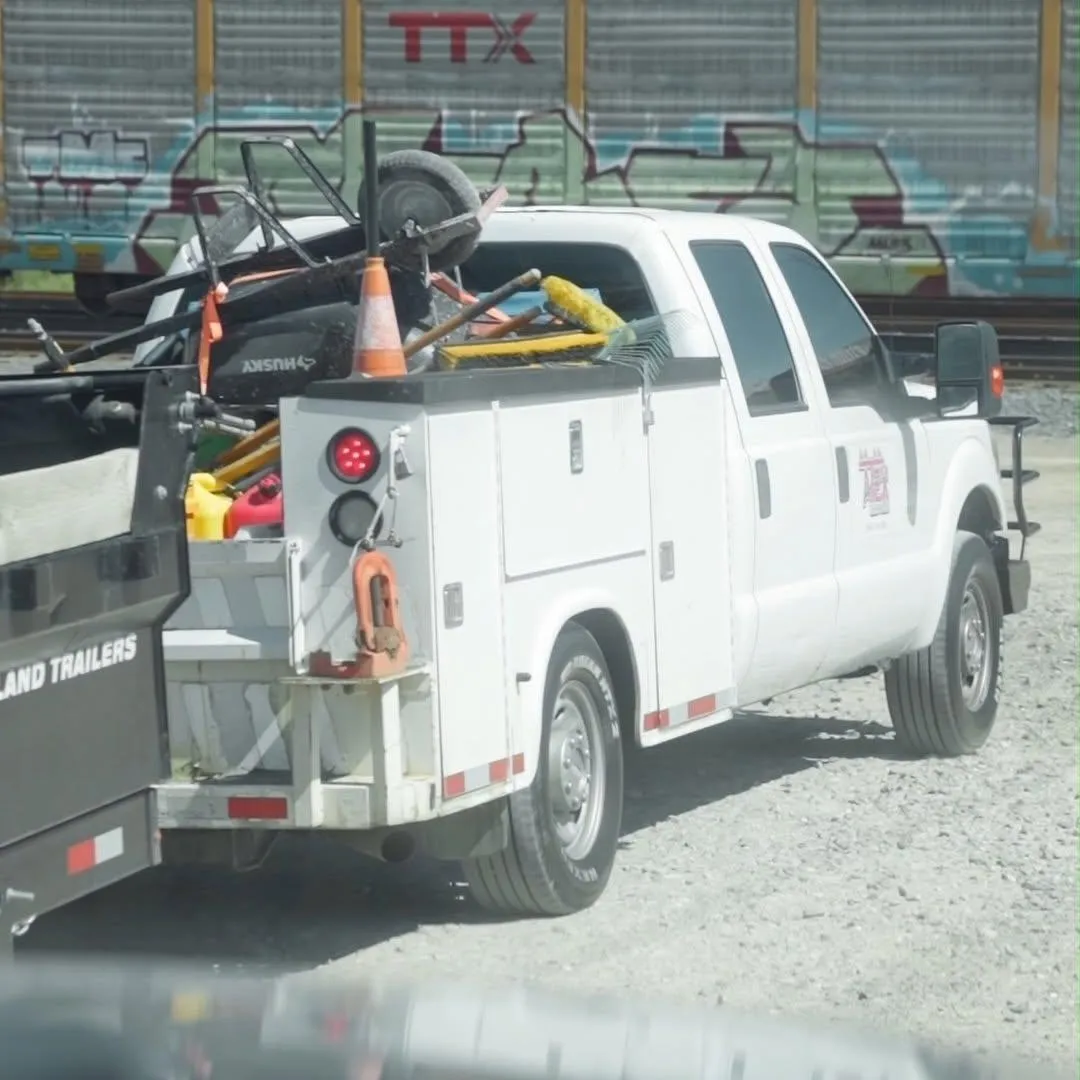 ATEX Services branded company vehicle supporting architecture, construction, and facilities management projects in Texas and Colorado