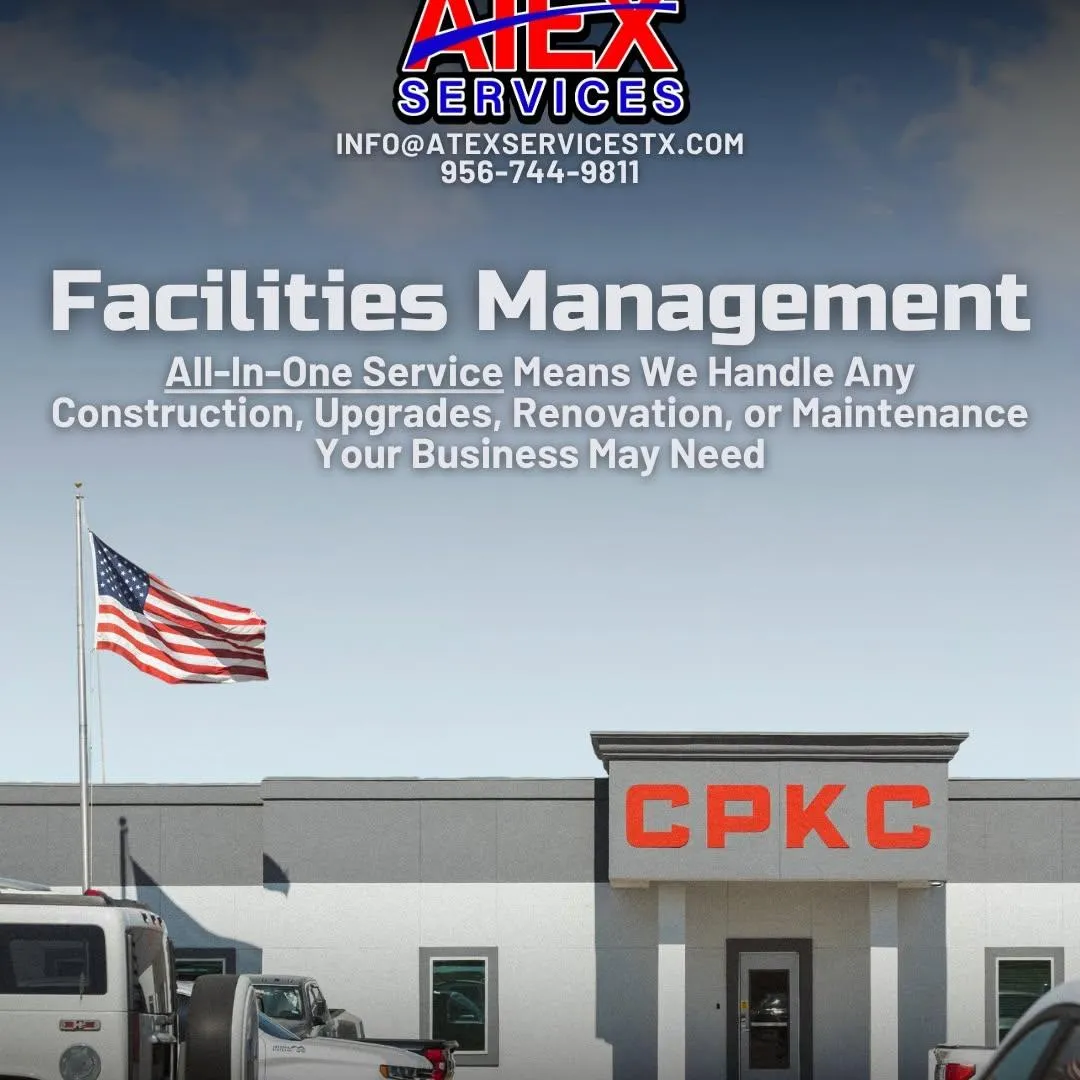 ATEX Services facilities management building providing commercial and industrial architecture support across Texas and ColoradoATEX Services facilities management building providing commercial and industrial architecture support across Texas and Colorado