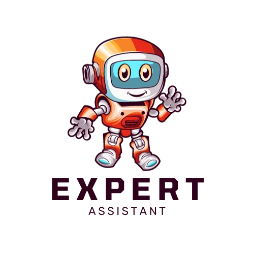 Illustrated Robot with title Expert Assistant