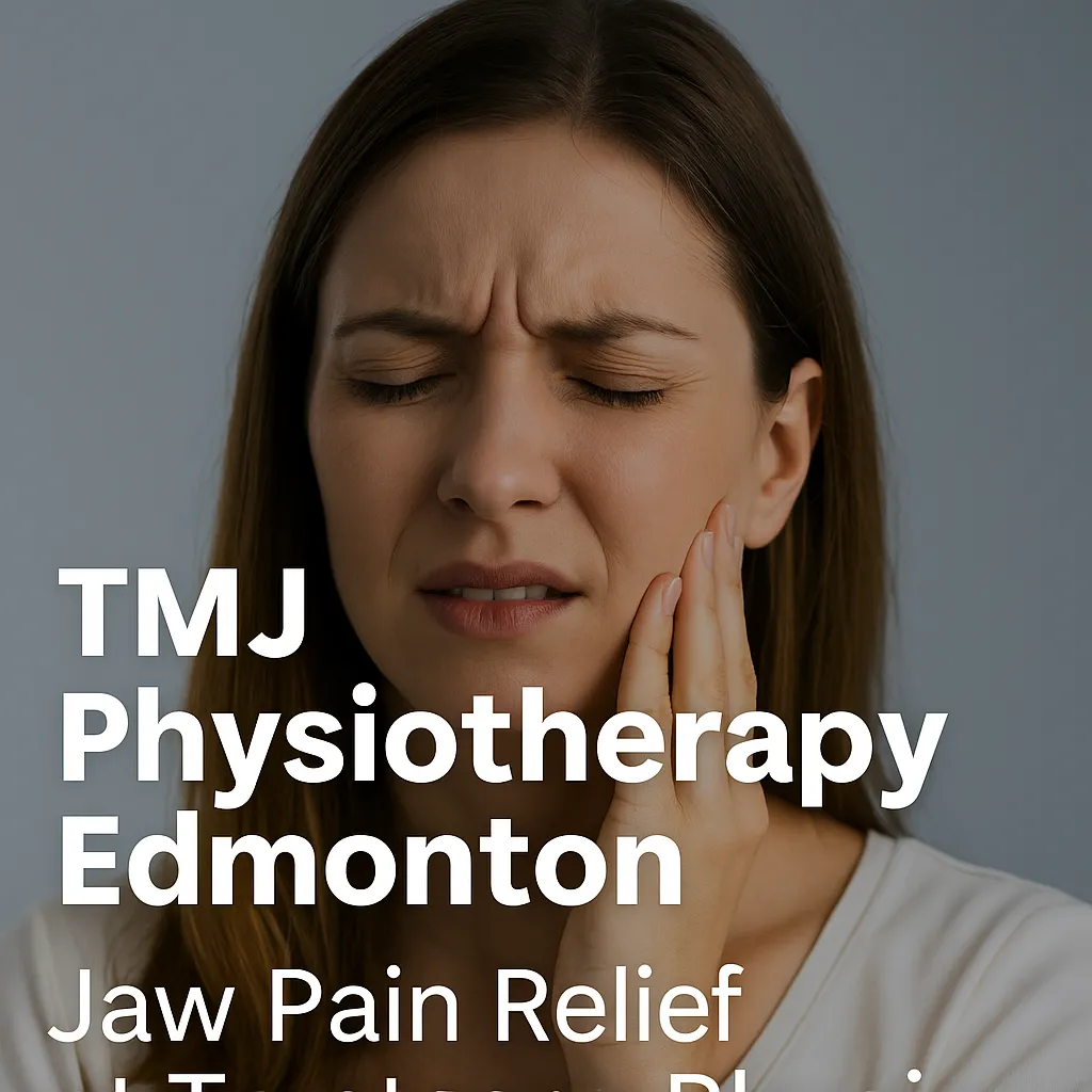 TMJ physiotherapy treatment at Trust Care Physio in Edmonton β patient receiving jaw care