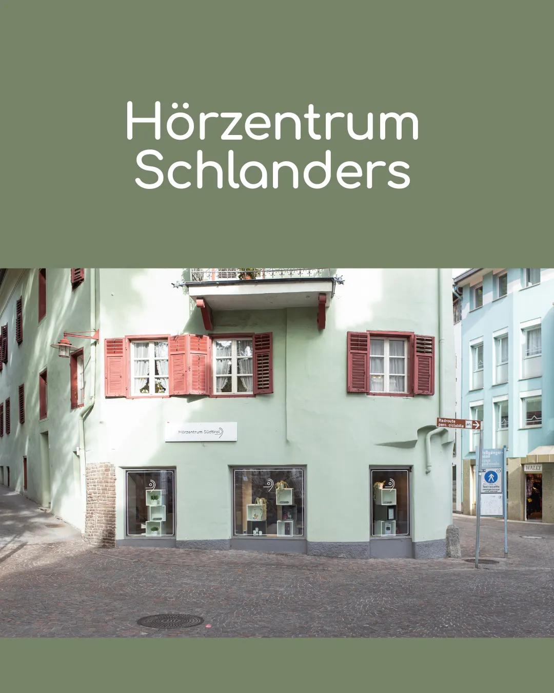 Hörzentrum Schlanders Außenansicht