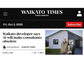 I said this in the paper today about AI