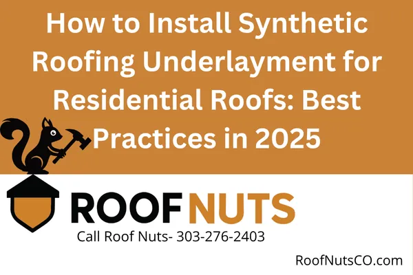 How to Install Synthetic Roofing Underlayment for Residential Roofs: Best Practices in 2025