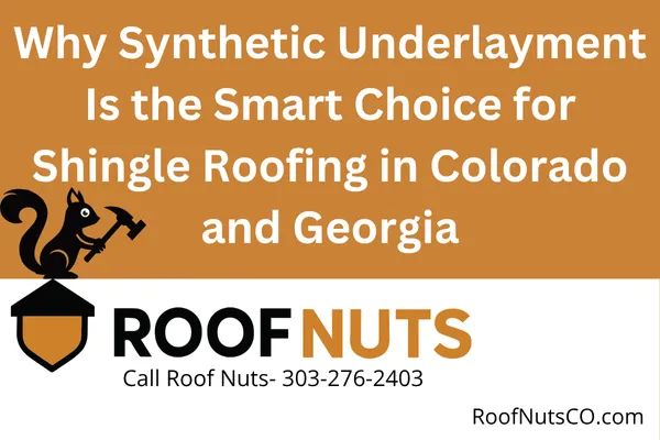 Learn why synthetic roofing underlayment is replacing felt paper under asphalt shingles. Discover the key benefits for homeowners in Colorado and Georgia, including durability, safety, and code compliance.
