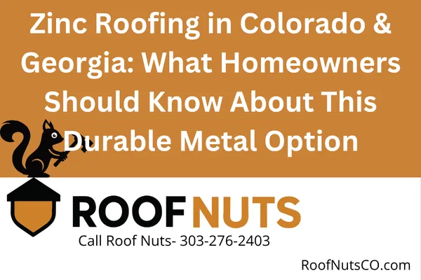 Discover the pros, cons, and best uses of zinc roofing for homes and businesses in Colorado and Georgia. Learn why it’s one of the longest-lasting and most eco-friendly roofing materials available.