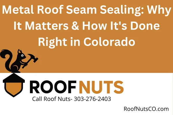 Discover the importance of seam sealing in metal roofing. Learn how Colorado homeowners and businesses can protect against leaks, ice dams, and wind damage with proper metal roof seam sealing.