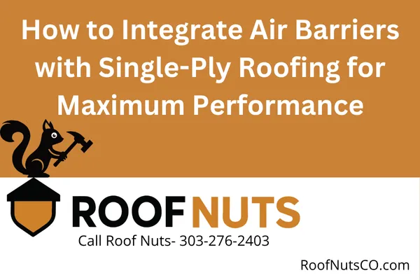 Learn how to properly integrate air barriers with single-ply roofing systems for improved energy efficiency, moisture control, and code compliance. A must-read for Colorado property owners.