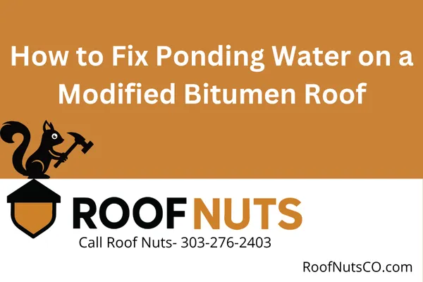 Discover how to correct ponding water on a modified bitumen roof with expert tips from Roof Nuts CO. Learn the causes, solutions, and long-term fixes for flat roofing water issues.