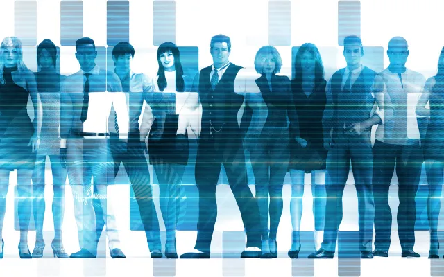 Graphic of employee group