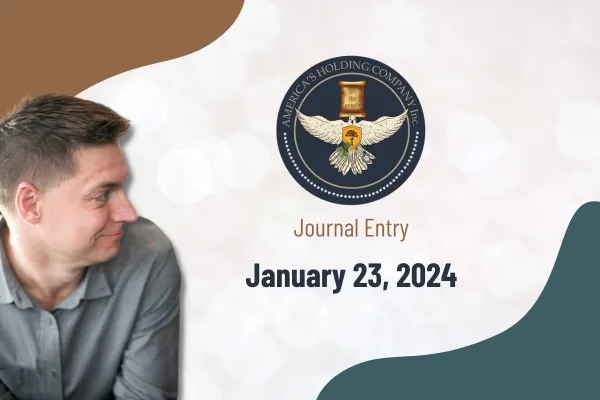 January 23, 2024: The True Value of Time: Living Your Dream