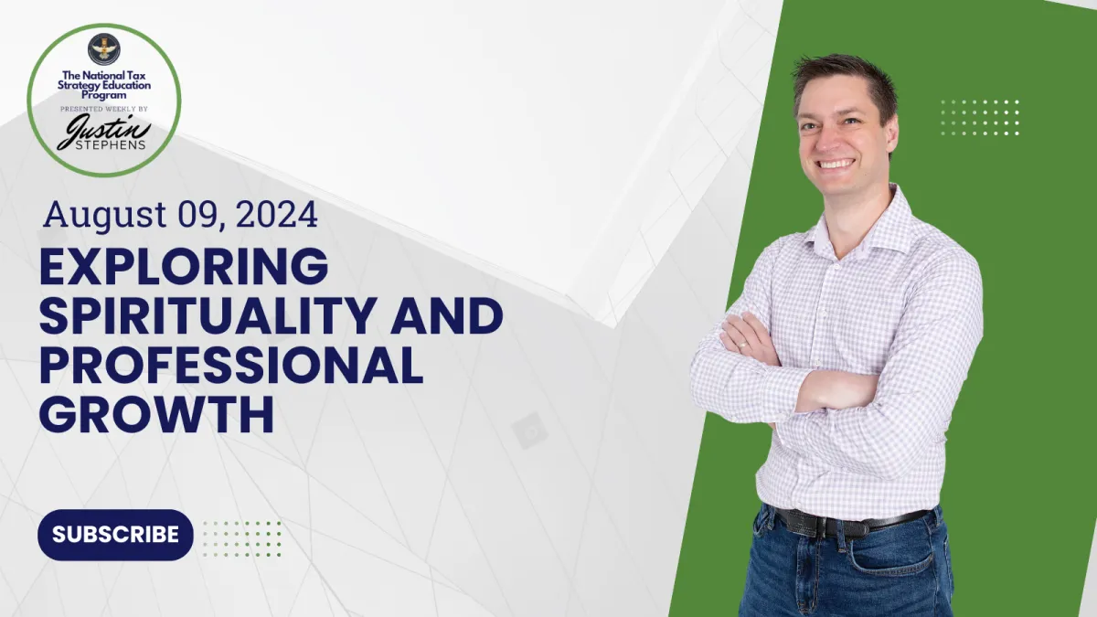 August 09, 2024 - Exploring Spirituality and Professional Growth