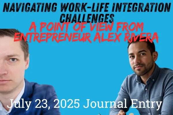 Navigating work life balance with Alex Rivera
