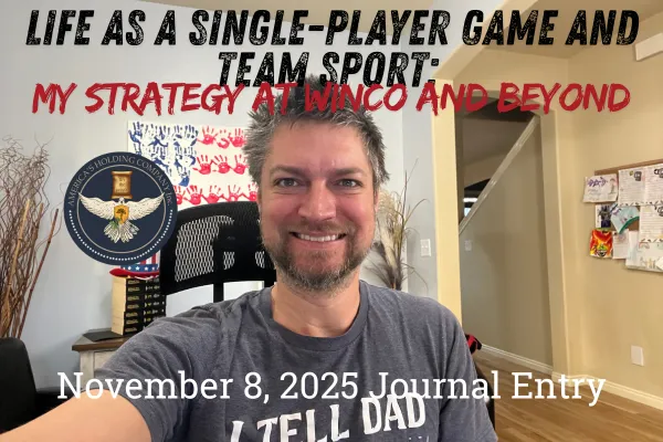 life is a single player game and a team sport