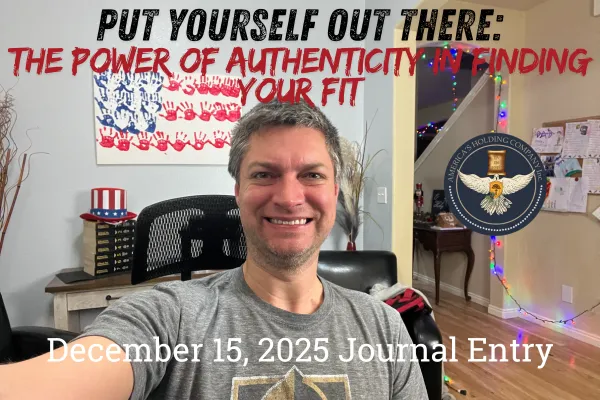 Be yourself, you are important