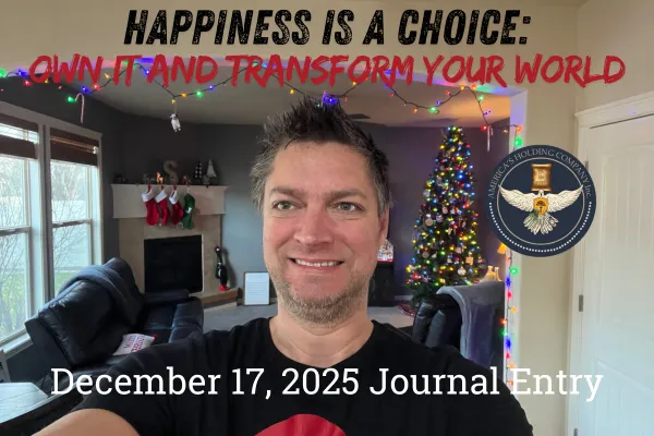 Happiness is a choice