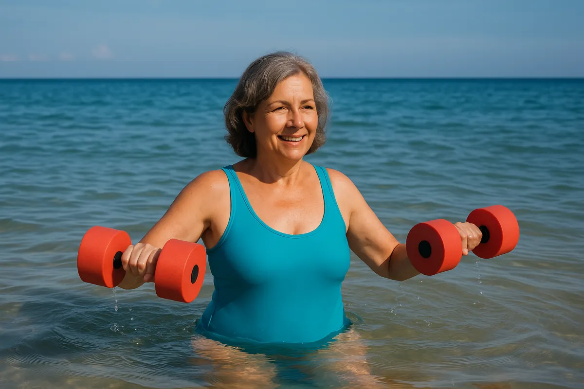 ACQUAGYM AL MARE: MASSAGGIO PER LE GAMBE