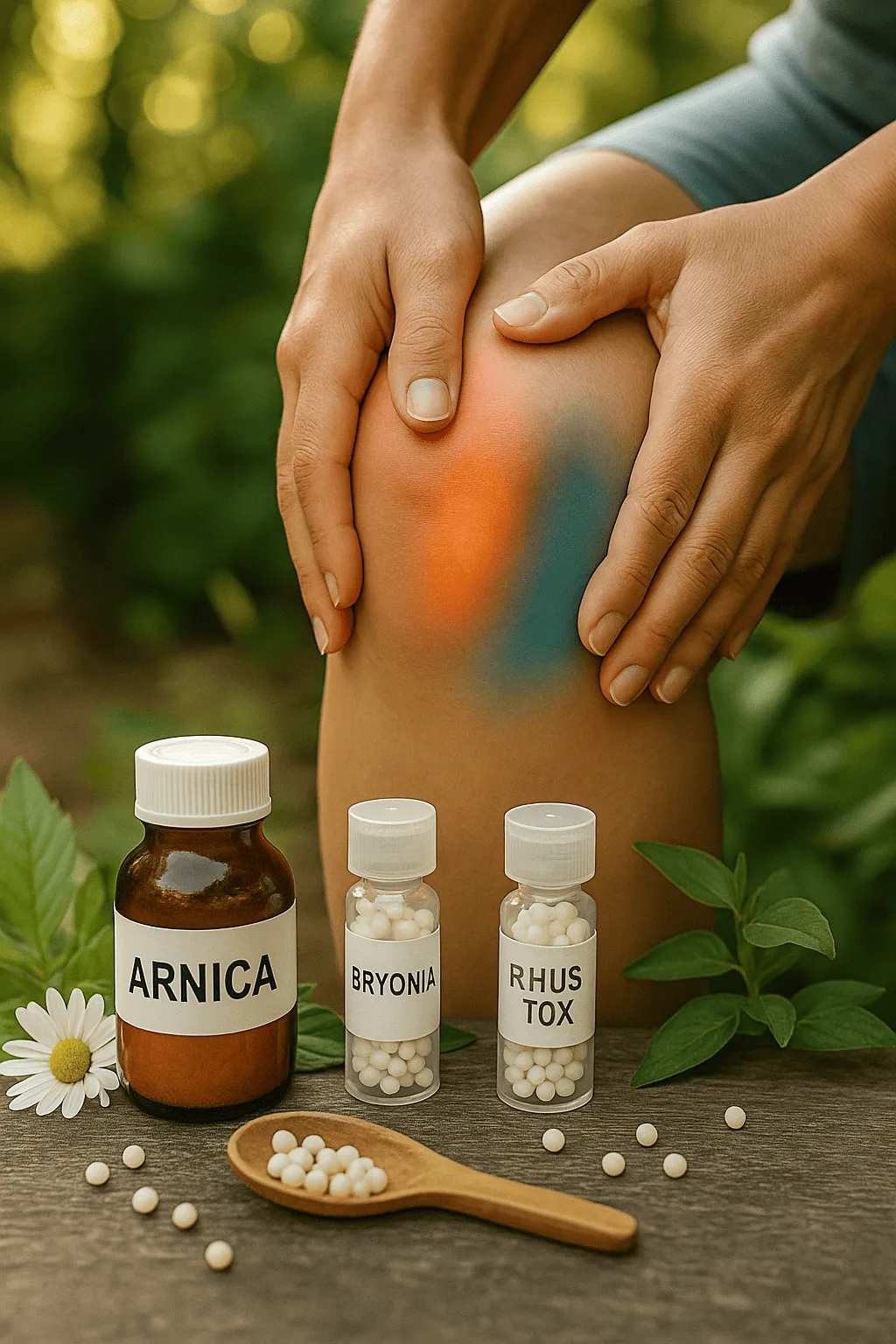 COME CURARE LE GINOCCHIA CON L’OMEOPATIA