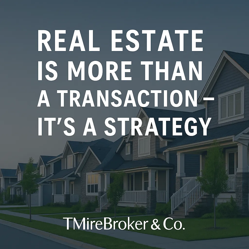 Modern real estate strategy visuals for TMireBroker blog post