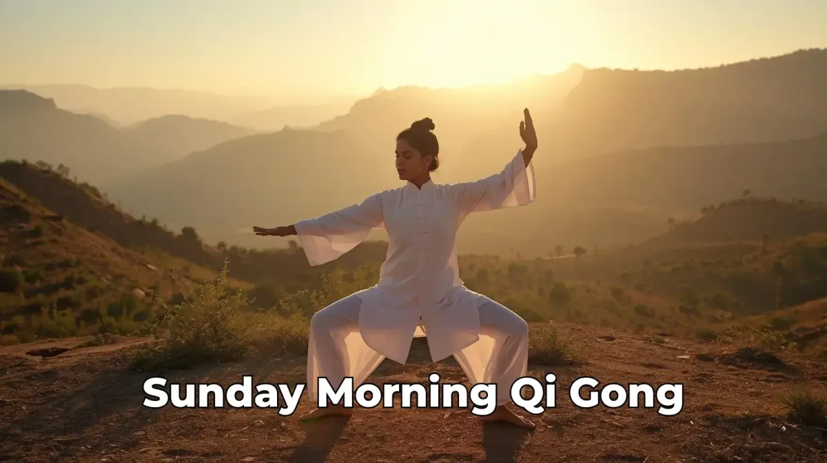 Sunday-Morning Energy: A 25-Minute Online Qi Gong Flow