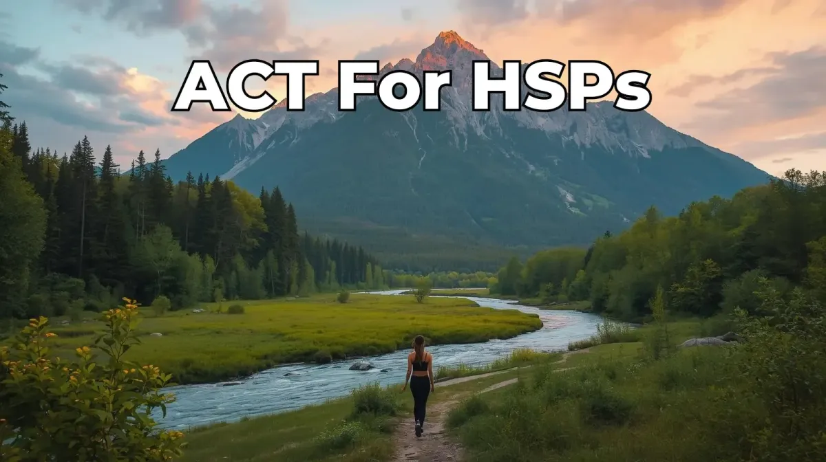 ACT for HSPs: Unhook from Thoughts and Act on Your Values (Gently)